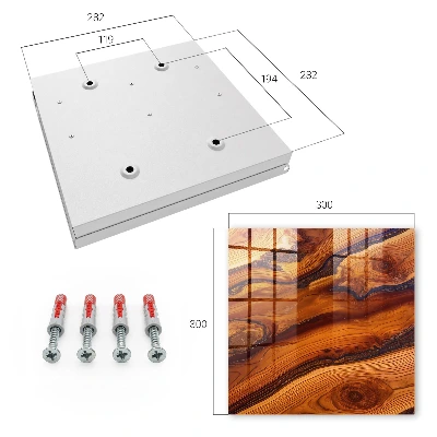 Essence of wood Wall mounted key box