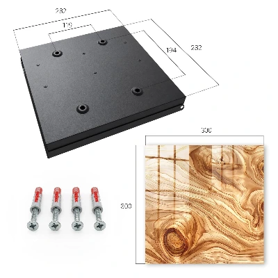 Wood waves Key cabinet