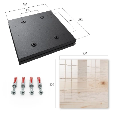 Wood texture Key box for wall