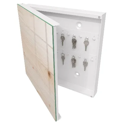 Wood texture Key box for wall