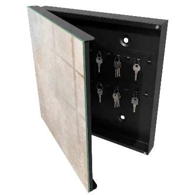 Rustic elegance Wall mounted key box