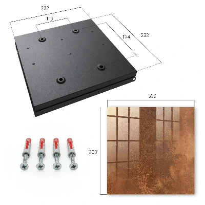 Leather texture Key cabinet