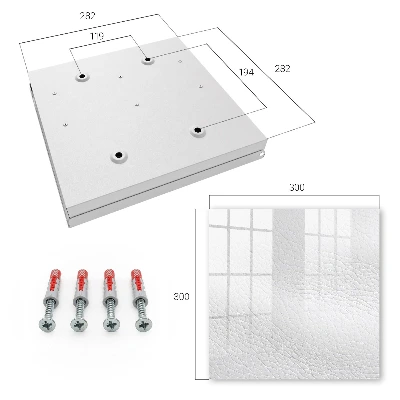 Light leather texture Key box for wall
