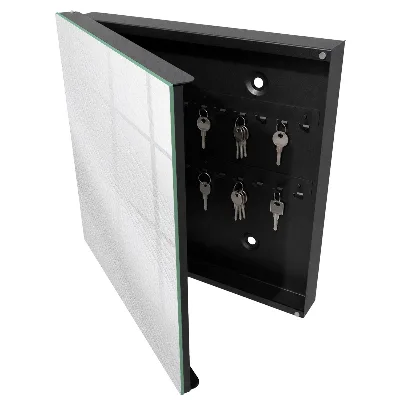 Light leather texture Key box for wall