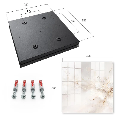 Elegant flower Key box for wall