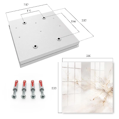Elegant flower Key box for wall