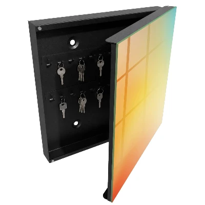 Colorful gradient Wall mounted key box