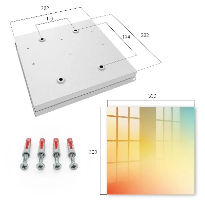 Colorful gradient Wall mounted key box