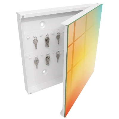 Colorful gradient Wall mounted key box