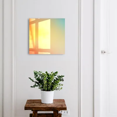 Wall mounted key box with a colorful gradient finish