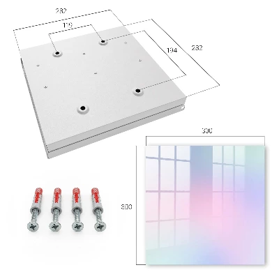 Wall-mounted key box pastel harmony finish