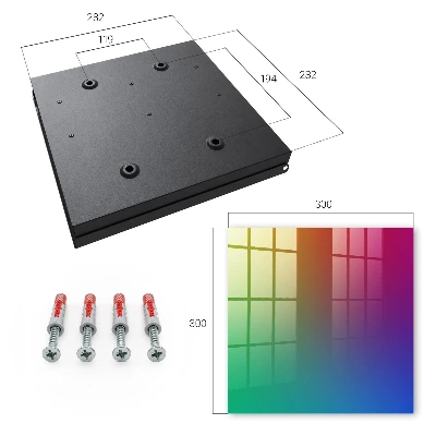 Colorful gradient Key box for wall