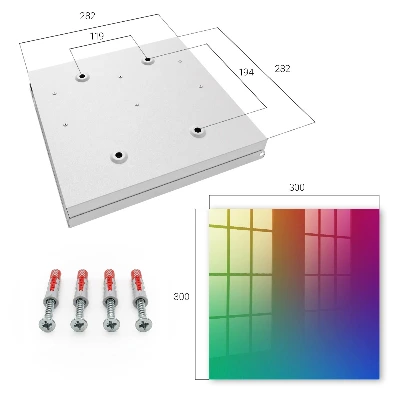 Colorful gradient Key box for wall