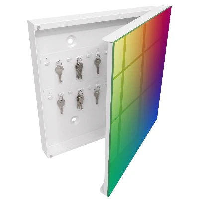 Colorful gradient Key box for wall