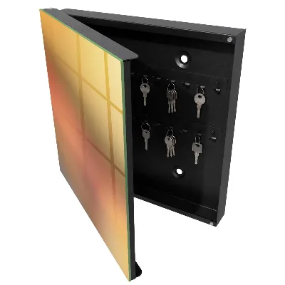 Warm gradient Wall mounted key box