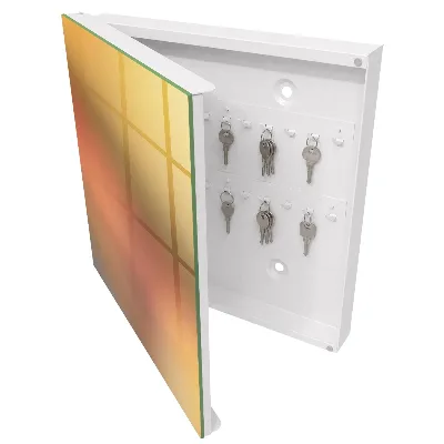Warm gradient Wall mounted key box