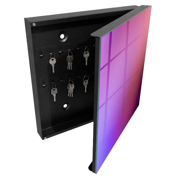 Colorful gradient Key box for wall