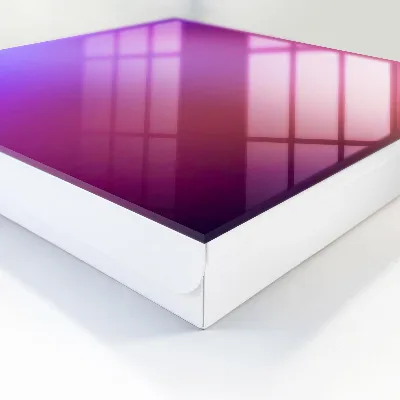 Wall-mounted key box in a colorful gradient finish