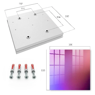 Colorful gradient Key box for wall