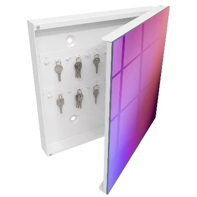 Colorful gradient Key box for wall