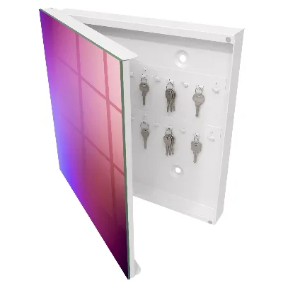 Colorful gradient Key box for wall