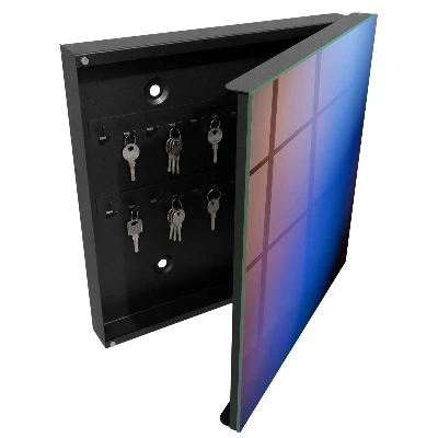 Colorful abstraction Wall mounted key box