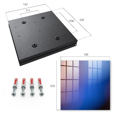Colorful abstraction Wall mounted key box