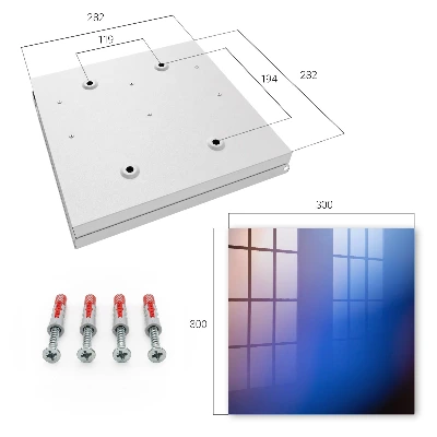 Colorful abstraction Wall mounted key box
