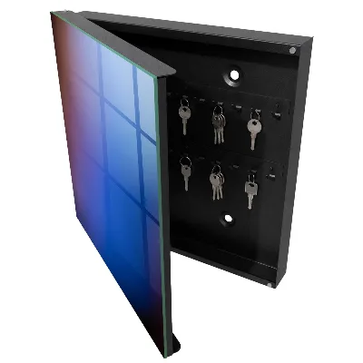 Colorful abstraction Wall mounted key box