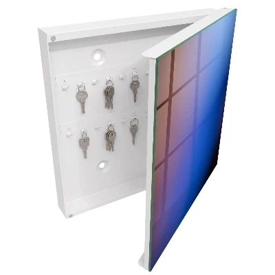 Colorful abstraction Wall mounted key box
