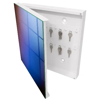 Colorful abstraction Wall mounted key box