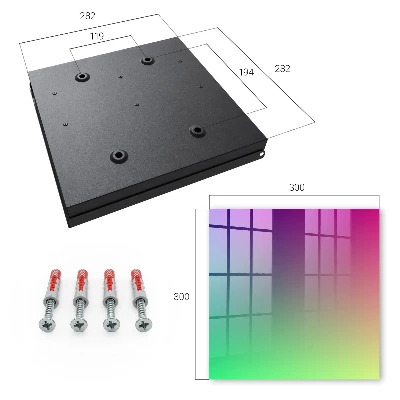 Colorful gradient Key cabinet