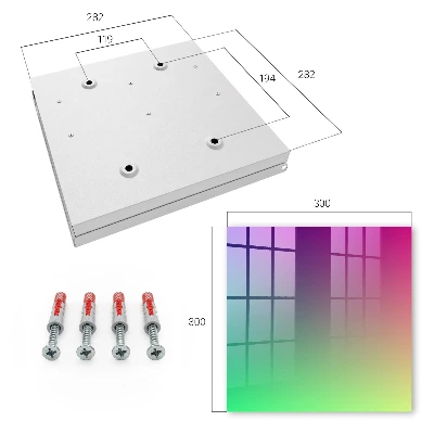Colorful gradient Key cabinet
