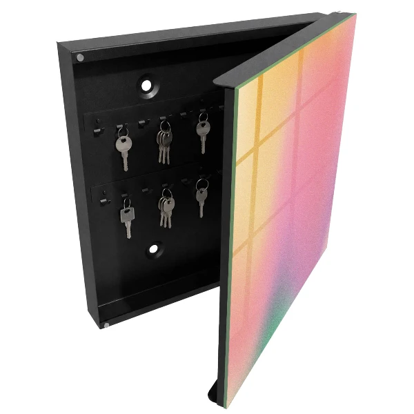 Colorful gradient Key box for wall