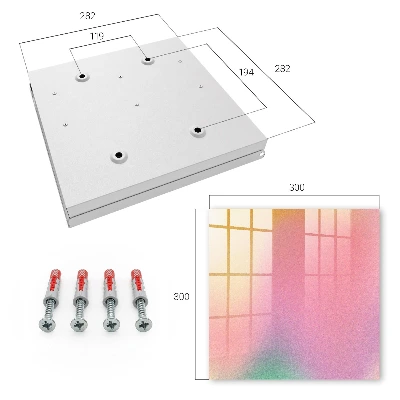 Colorful gradient Key box for wall