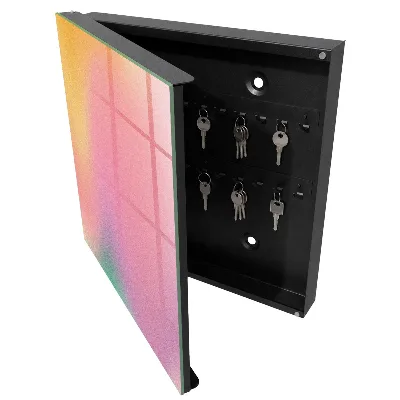 Colorful gradient Key box for wall