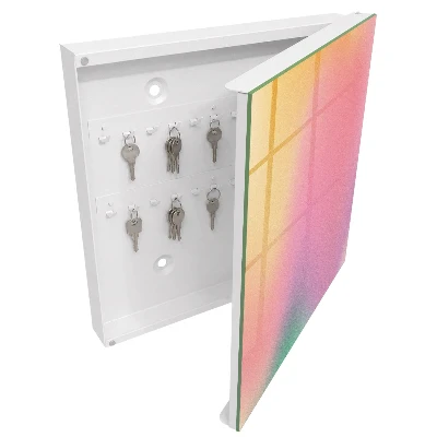 Colorful gradient Key box for wall