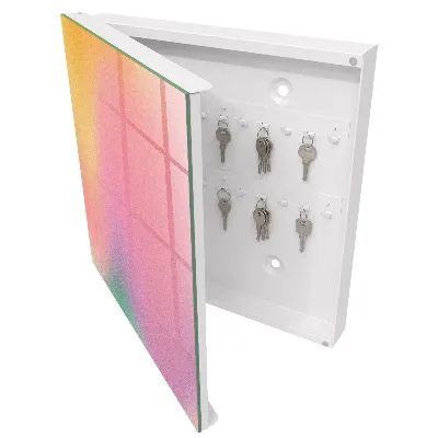Colorful gradient Key box for wall