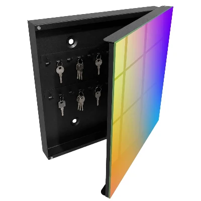 Colorful gradient Wall mounted key box