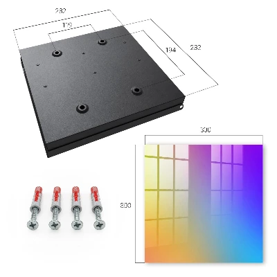 Colorful gradient Wall mounted key box