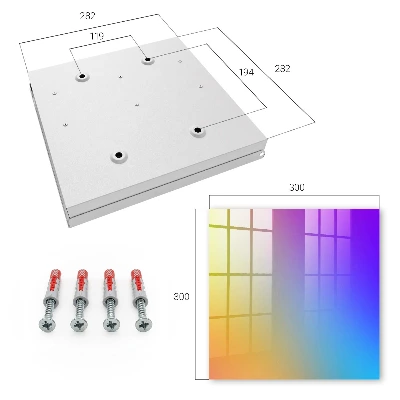 Colorful gradient Wall mounted key box
