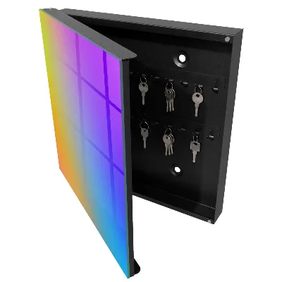Colorful gradient Wall mounted key box