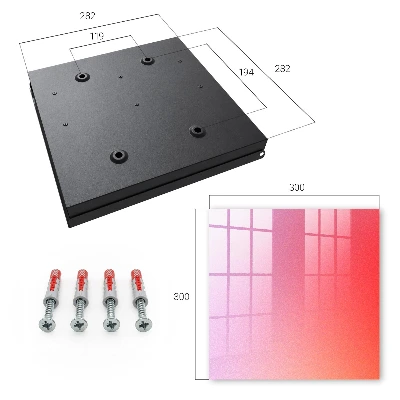 Wall-mounted key box colorful haze design