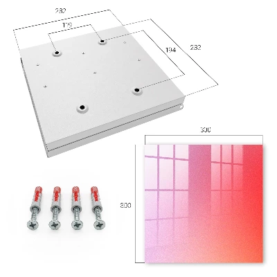 Colorful haze Key box for wall