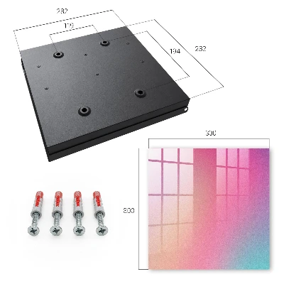 Pastel gradient Wall mounted key box