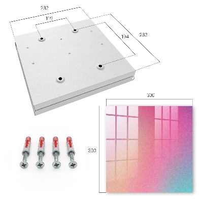 Pastel gradient Wall mounted key box