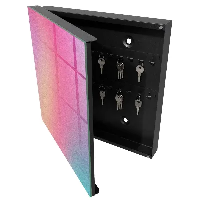 Pastel gradient Wall mounted key box