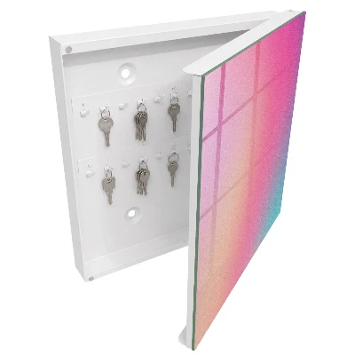 Pastel gradient Wall mounted key box
