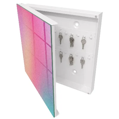 Pastel gradient Wall mounted key box