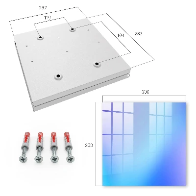 Calm gradient Key cabinet